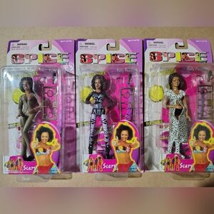 NIB Vintage Spice Girls Scary Spice Mel B Posable Dolls Toymax 1998 NIB
